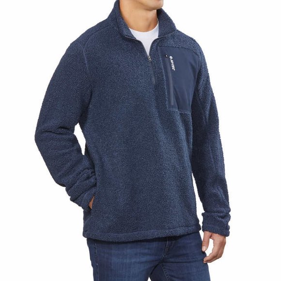 Hi-Tec Men’s ¼ Zip Fleece Pullover - Picture 2 of 6